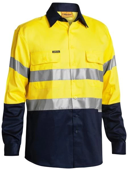 Bisley Hi Vis LS Shirt Taped BT6456 4 Bisley Hi Vis LS Shirt Taped BT6456 - Image 2
