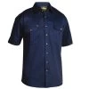 Bisley Shirt SS Drill Full Button BS1433 -All Mode Shop 1440