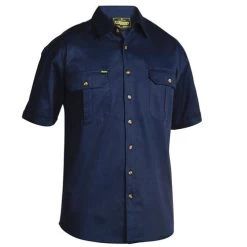 Bisley Shirt SS Drill Full Button BS1433