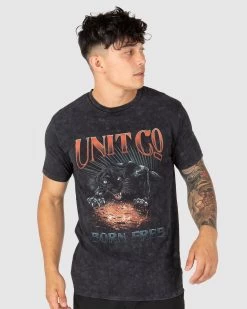 Unit Mens Tee Panther Vintage