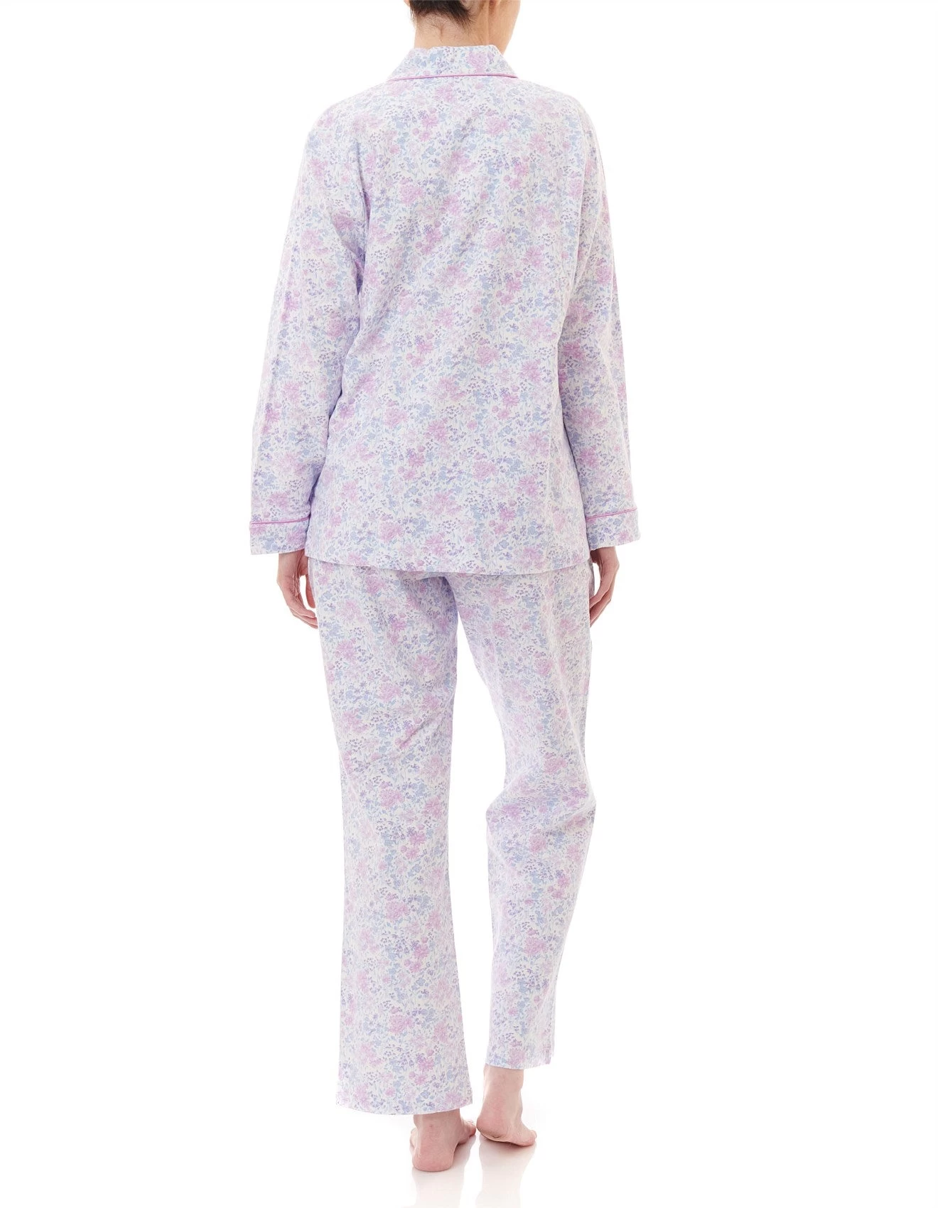 Givoni Flannelette Nightie Long Floral 4 Givoni Flannelette Nightie Long Floral - Image 2