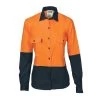 DNC Ladies Hi Vis 2 Tone Shirt LS -All Mode Shop 3932452