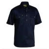 Bisley Shirt SS Drill Closed Front BSC1433