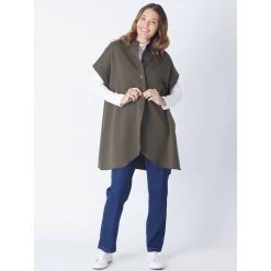 Cordelia Poncho Button Down