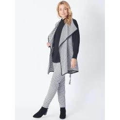 Luna Sky Long Vest Houndtooth 8 Luna Sky Long Vest Houndtooth -All Mode Shop 7429878153382 33929497510054