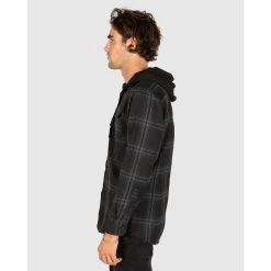 Unit Flannel Hood Shirt Mens Chester -All Mode Shop 7437081510054 33980527050918