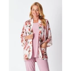 Cordelia Chiffon Jacket Roses