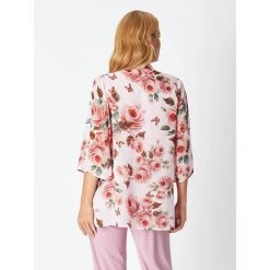 Cordelia Chiffon Jacket Roses -All Mode Shop 7509348253862 35098602143910