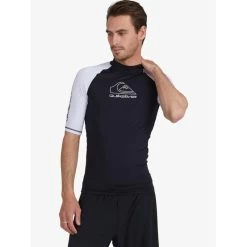 Quiksilver Mens On Tour Short Sleeve Rash Vest 12 Quiksilver Mens On Tour Short Sleeve Rash Vest -All Mode Shop 7592071987366 40049503502653