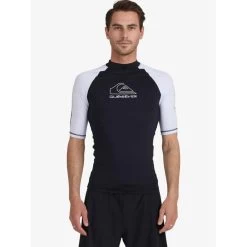 Quiksilver Mens On Tour Short Sleeve Rash Vest 13 Quiksilver Mens On Tour Short Sleeve Rash Vest -All Mode Shop 7592071987366 40049503535421