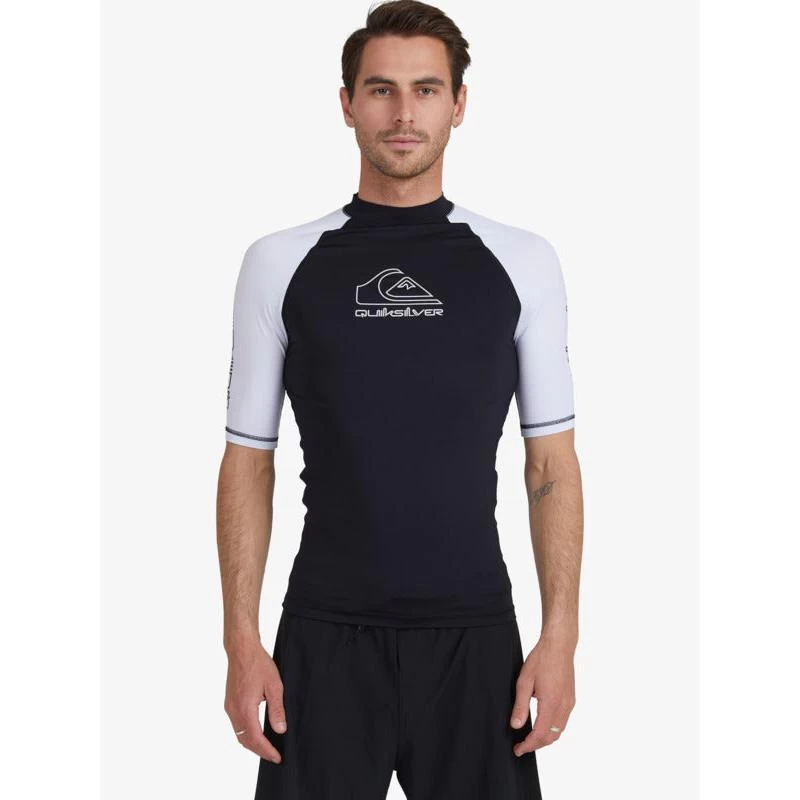 Quiksilver Mens On Tour Short Sleeve Rash Vest 6 Quiksilver Mens On Tour Short Sleeve Rash Vest - Image 4