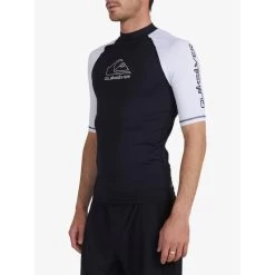 Quiksilver Mens On Tour Short Sleeve Rash Vest 16 Quiksilver Mens On Tour Short Sleeve Rash Vest -All Mode Shop 7592071987366 40049503633725