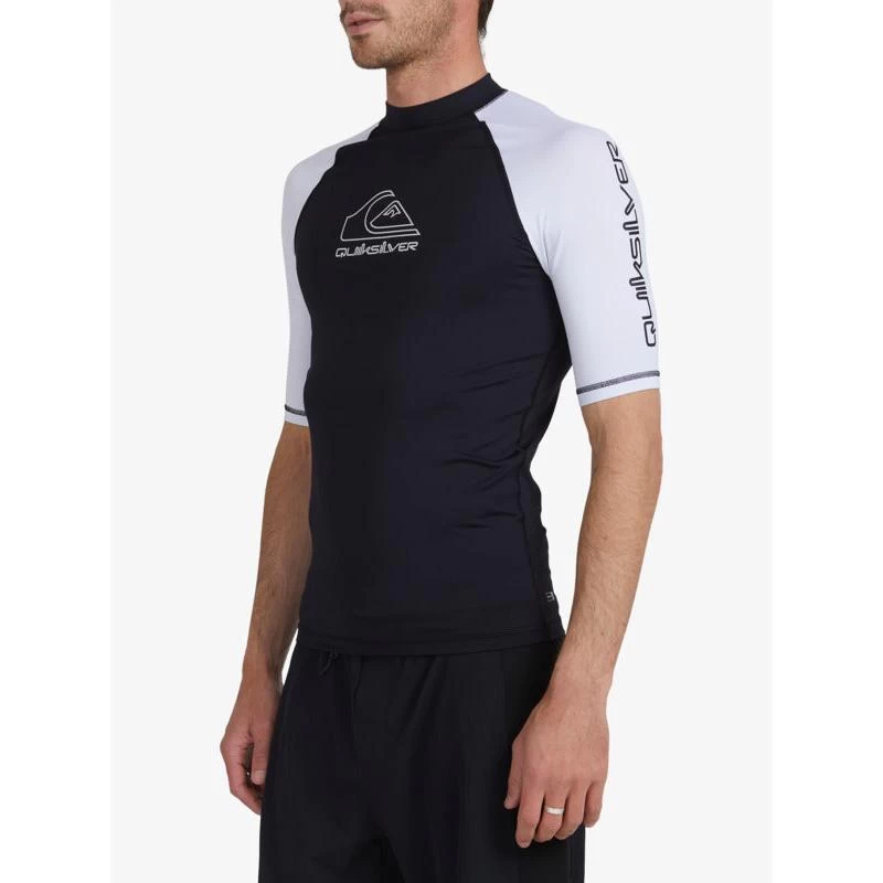Quiksilver Mens On Tour Short Sleeve Rash Vest 9 Quiksilver Mens On Tour Short Sleeve Rash Vest - Image 7