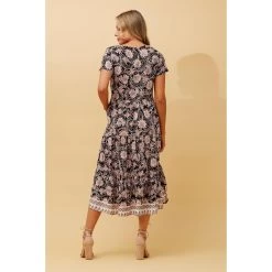 Caroline Morgan Dress Floral -All Mode Shop 8005840568637 39846062391613