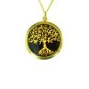 Vanessa Gold Leaf Pendant Tree Of Life