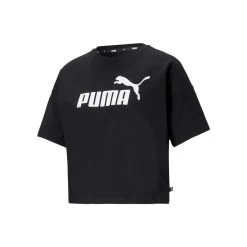 Puma Cropped Logo Tee Ladies -All Mode Shop 8086612017469 40350691721533