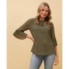 CM Ruffle Sleeve Top Ladies -All Mode Shop 8218976026941 40940568641853