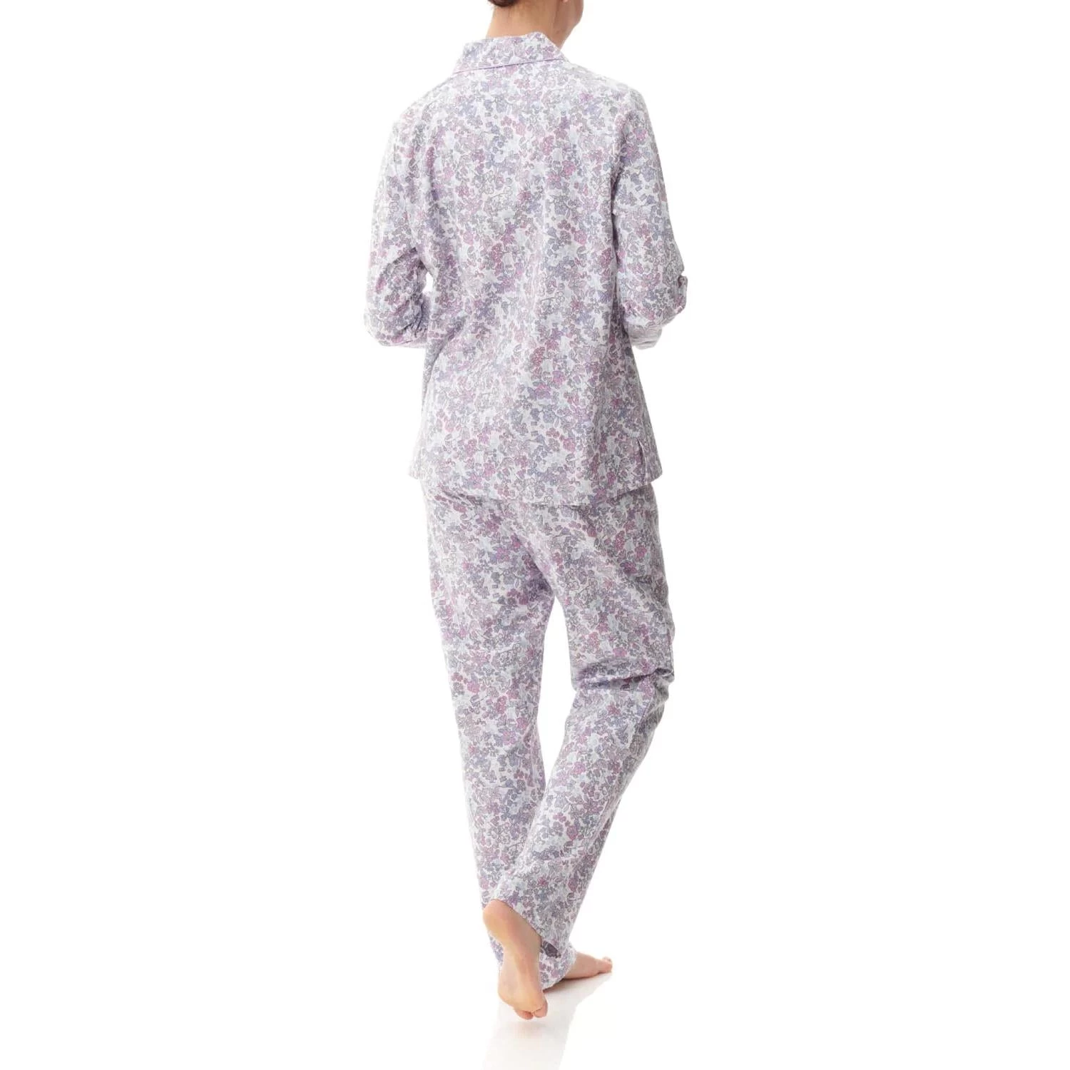 Givoni Flannelette PJ Set Long Ladies Gigi Multi 5 Givoni Flannelette PJ Set Long Ladies Gigi Multi - Image 3