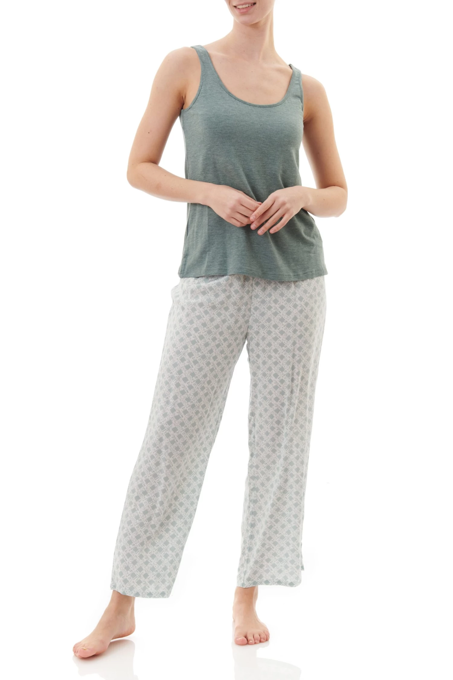 Florence Broadhurst Long PJ Set Sleeveless 3 Florence Broadhurst Long PJ Set Sleeveless