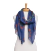 Taylor Hill Scarf Kangaroo Paws Gift Enveloped -All Mode Shop AGCS1018Navy