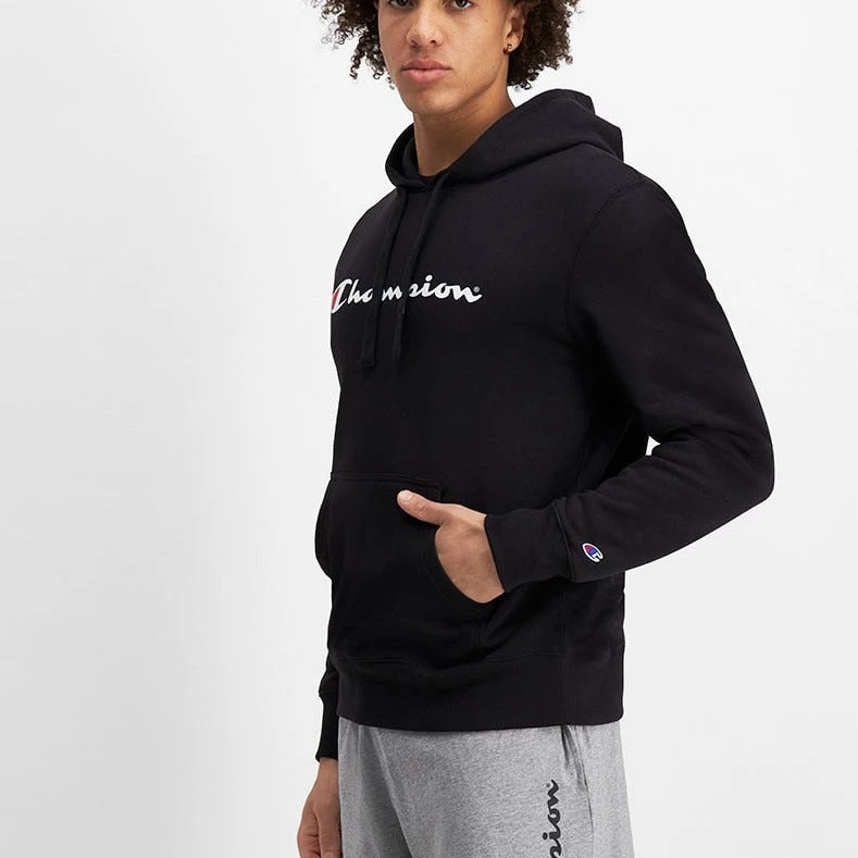 Champion Script Hoodie Mens 4 Champion Script Hoodie Mens - Image 2