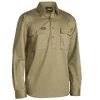 Bisley Shirt LS Drill Closed Front BSC6433 -All Mode Shop BSC6433biege
