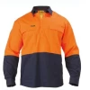 Bisley Hi Vis CF Shirt LS Mens BSC6267 1 Bisley Hi Vis CF Shirt LS Mens BSC6267 -All Mode Shop Bisleyhivislsshireorange