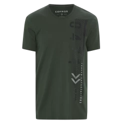 Connor Dustin V Neck Tee Mens Military -All Mode Shop C19ST306 MIL 3