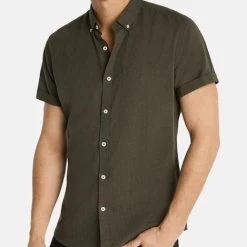 Connor Mens SS Shirt Military