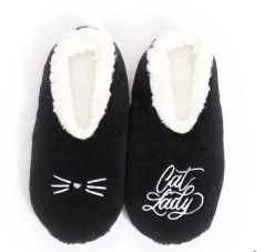 Snuggly Cat Slippers Ladies