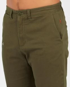 Globe Chino Slim Mens -All Mode Shop GlobeOlive1