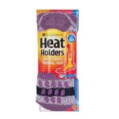 Heat Holder Slipper Socks Ladies 14 Heat Holder Slipper Socks Ladies -All Mode Shop HHMauveNAVY