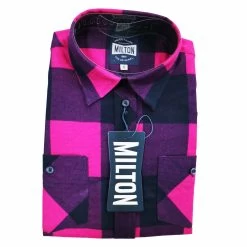 Milton OF Flannelette Shirts Ladies -All Mode Shop IMG 0983s