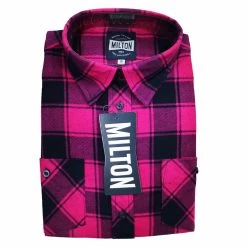 Milton OF Flannelette Shirts Ladies -All Mode Shop IMG 0985s