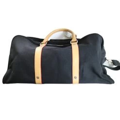 Canvas Duffy Bag W Leather