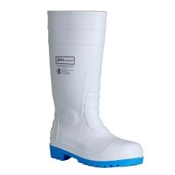JBs Gumboot Steel Cap -All Mode Shop JBs safety boot white