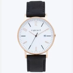 Rip Curl Watch Latch Rose Gold Leather