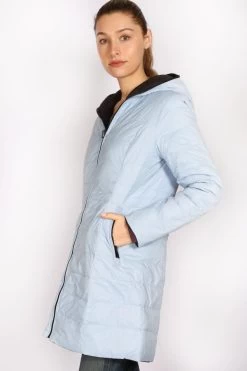 Sabena Down Coat Reversible Ladies -All Mode Shop S724 sky black 02 600x900 1