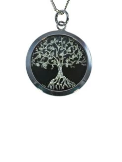 Vanessa Silver Leaf Pendant Tree Of Life
