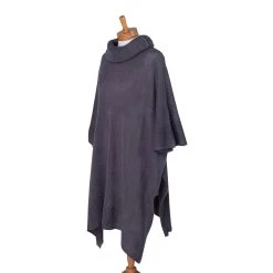 Taylor Hill Cowl Neck Poncho -All Mode Shop THSP1025Grey 1