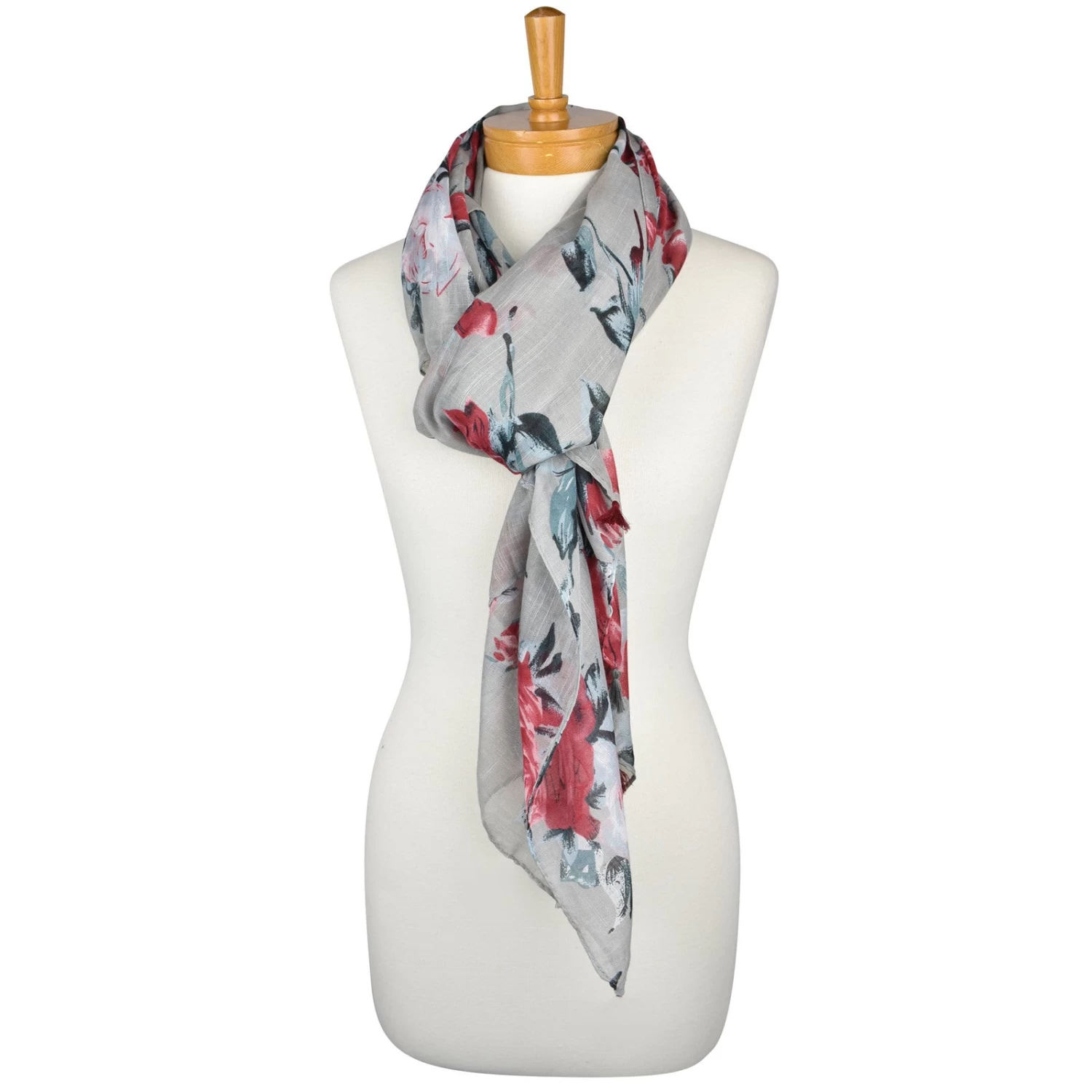 Taylor Hill Scarf Red Roses 4 Taylor Hill Scarf Red Roses - Image 2