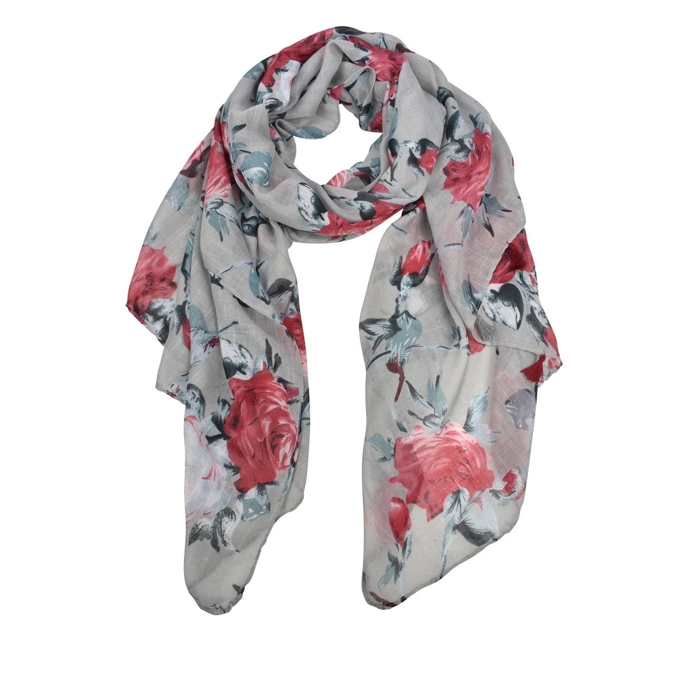 Taylor Hill Scarf Red Roses 5 Taylor Hill Scarf Red Roses - Image 3