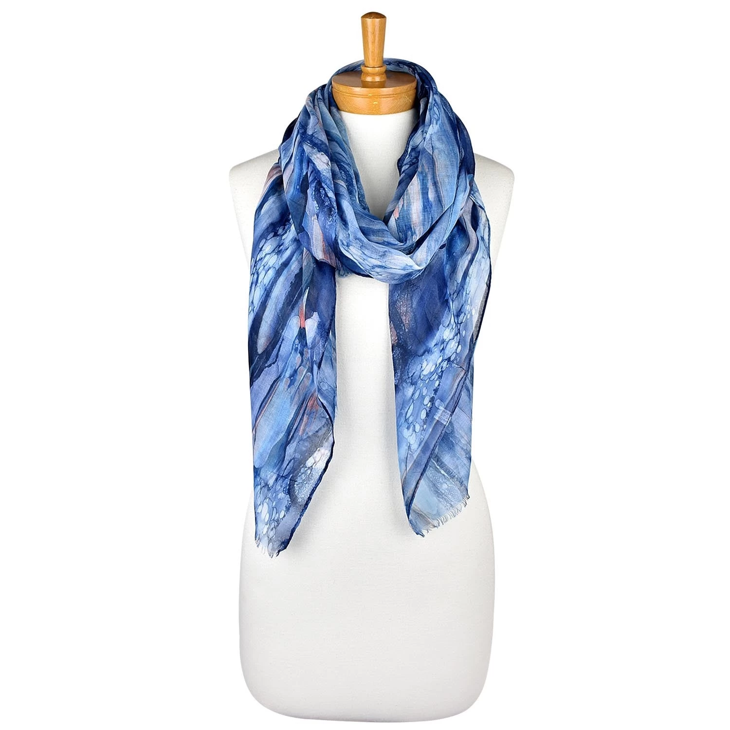 Taylor Hill Scarf TieDye Royal 3 Taylor Hill Scarf TieDye Royal