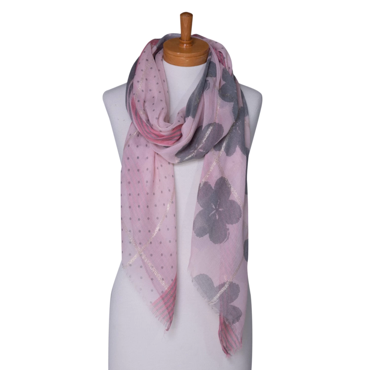 Taylor Hill Scarf Floral Lurex 3 Taylor Hill Scarf Floral Lurex