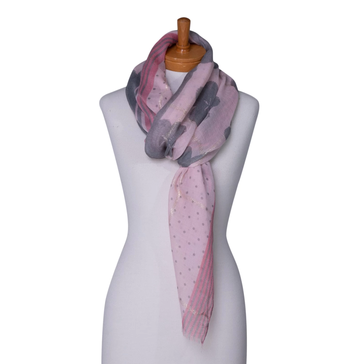Taylor Hill Scarf Floral Lurex 4 Taylor Hill Scarf Floral Lurex - Image 2