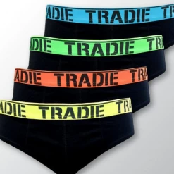 Tradies Brief 4pk Mens MJ1195SB4