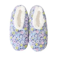 Snuggups Non Slip Floral Slippers Ladies