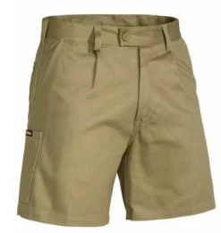 Bisley Cotton Work Short Drill BSH1007 -All Mode Shop bISLEYShortKhakiBSH1007