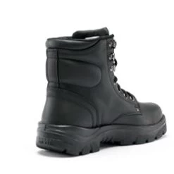 Steel Blue Argyle No Zip Boot -All Mode Shop bluesteelargylenozip1black