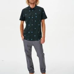 Rip Curl SS Shirt Mens Archive Diamond -All Mode Shop cshni9 8264 4 4